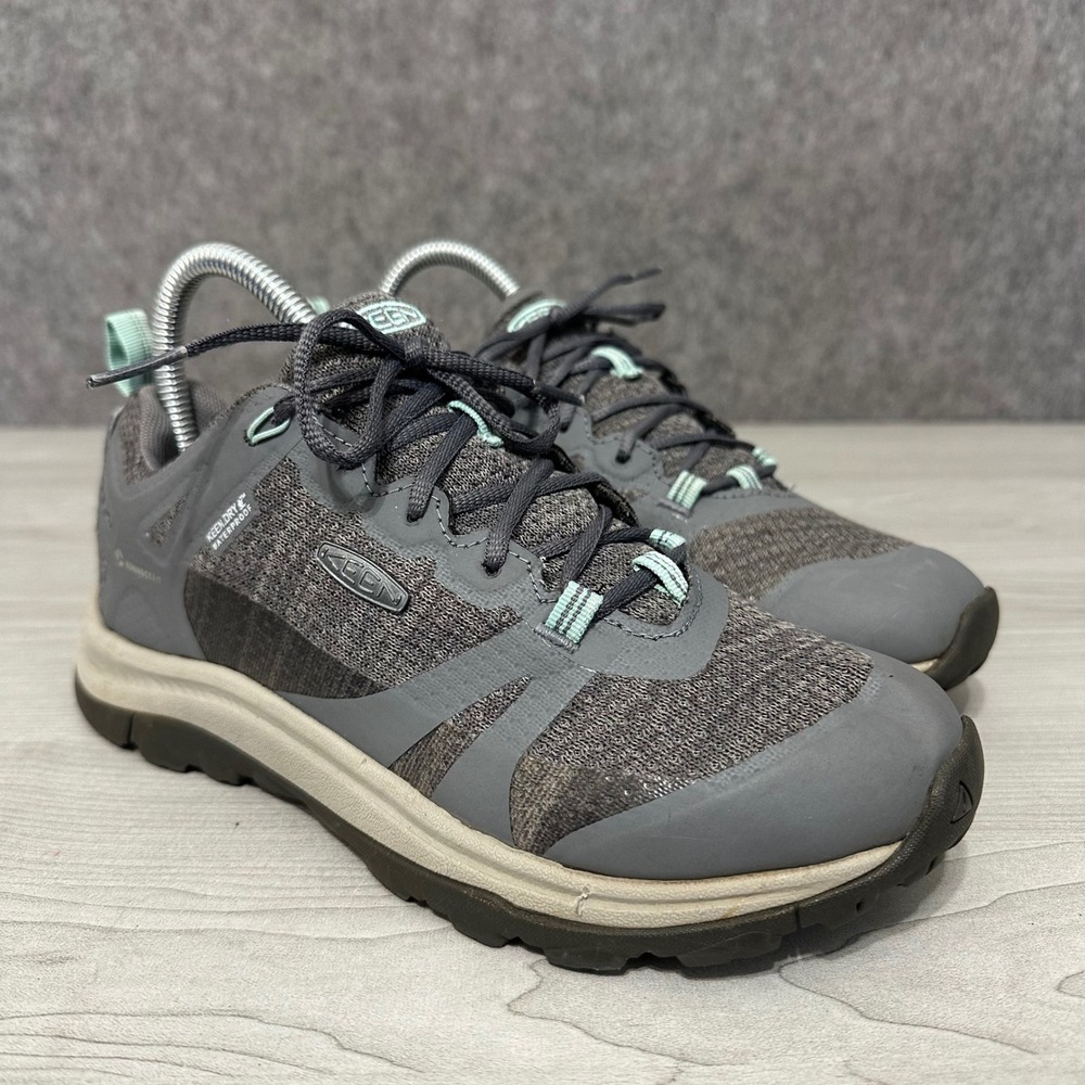 Keen Terradora II Waterproof Hiking Shoes Womens 6.5 Gray Trail Sneakers 1022346